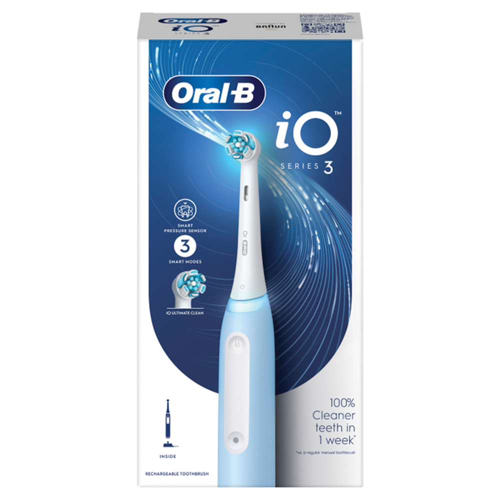 Električna zobna ščetka ORAL-B iO3, modra
