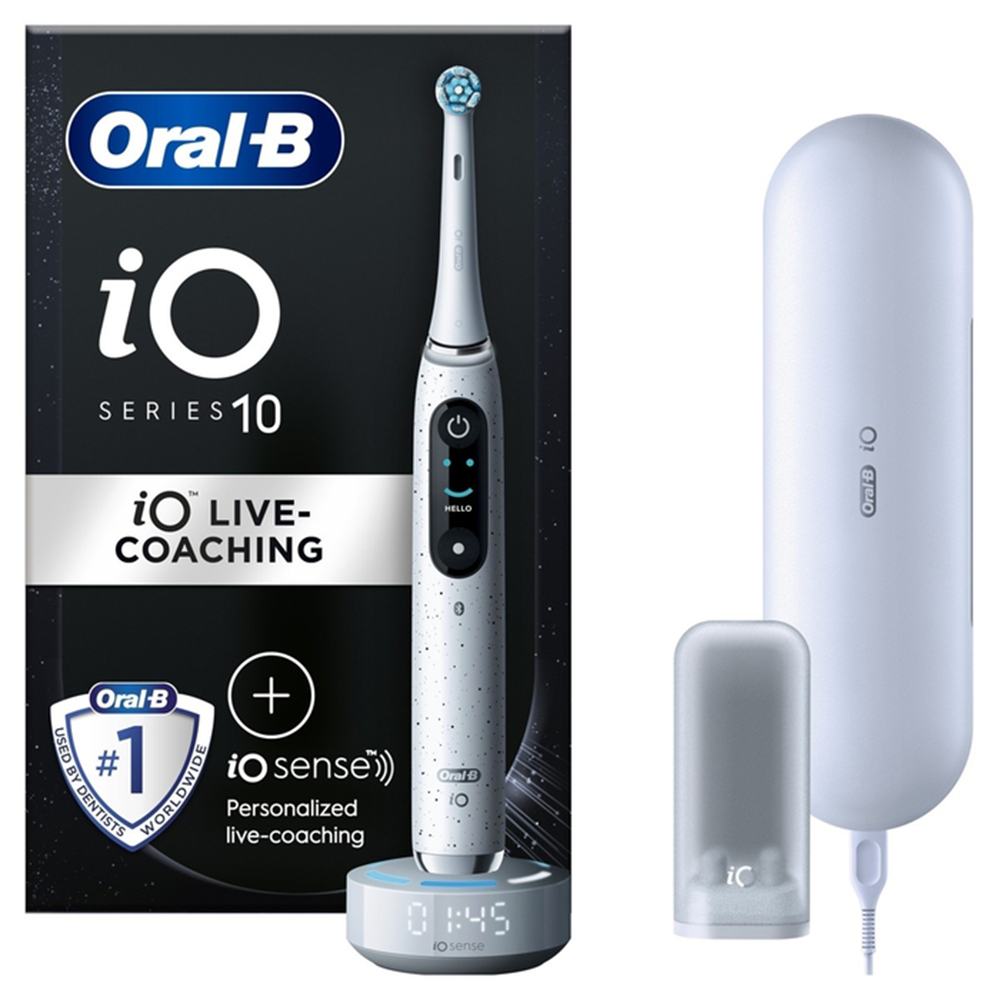 Električna zobna ščetka ORAL-B iO10, zvezdno bela