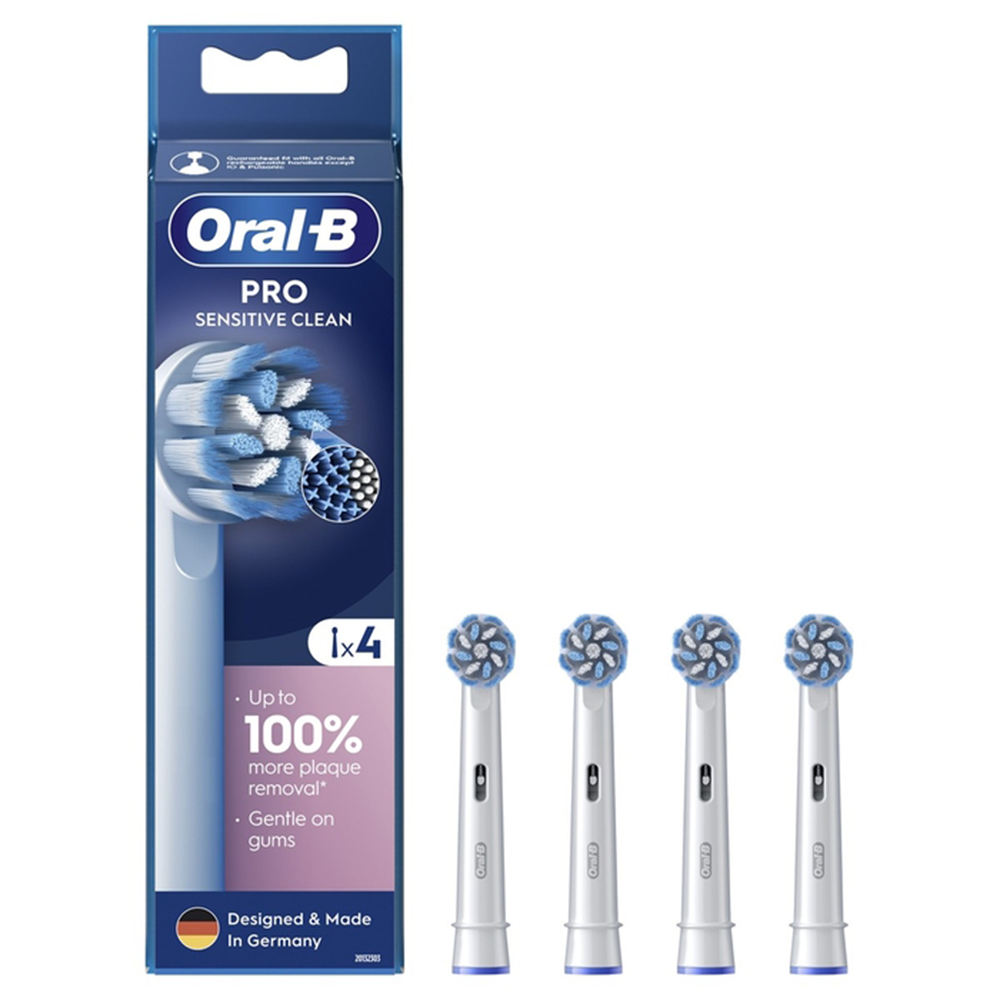 Nadomestne glave zobne ščetke ORAL-B EB 60-4 Pro Sensitive Clean, 4 kosi
