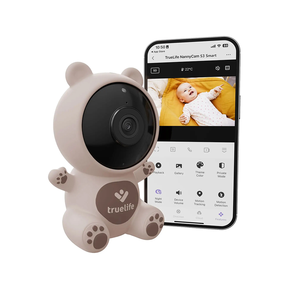 TRUELIFE digitalni video monitor NannyCam S3 Smart