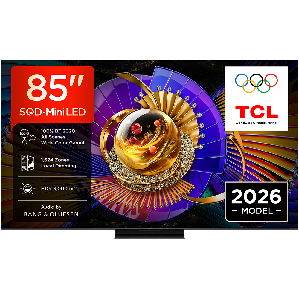 TCL SQD Mini-LED TV 85" 85C7L, Google TV
