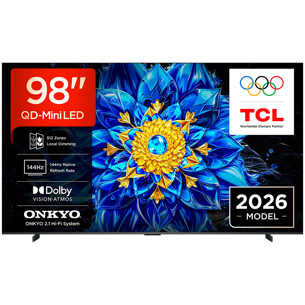 TCL QD Mini-LED TV 98" 98P8L, Google TV